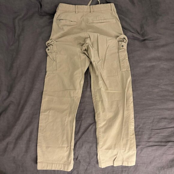 🔥👀 (US M Small) Uniqlo Cargo Pants - Beige 👀🔥 - Picture 4 of 6